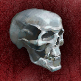 Серебряный череп