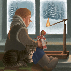 П. Бажов. Серебряное копытце, иллюстрация