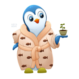 Персонаж пингвин 