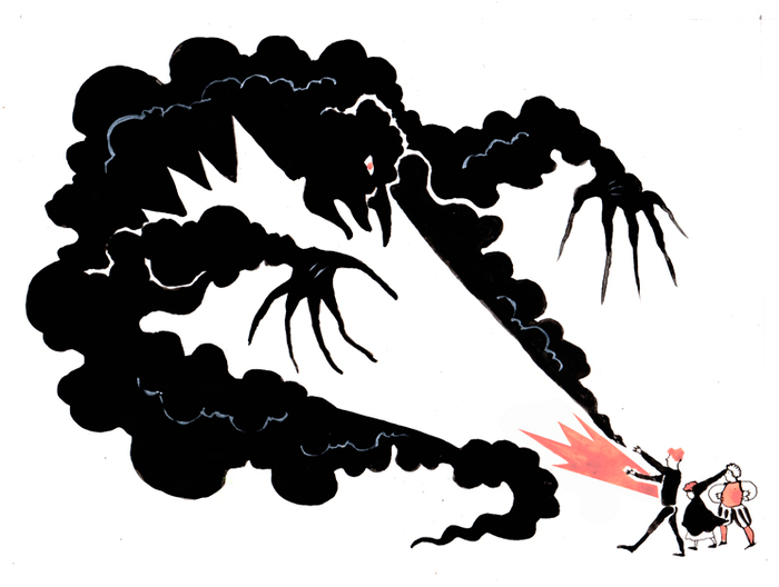 демон тьмы. "Рыжий Рыцарь"