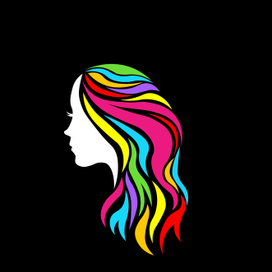 Логотип для мастера по цветному окрашиванию