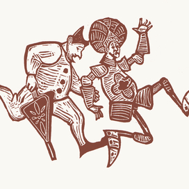 Иллюстрация к сказке Карло Гоцци «Любовь к трем апельсинам»