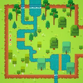 Тайловая карта - Лесной биом