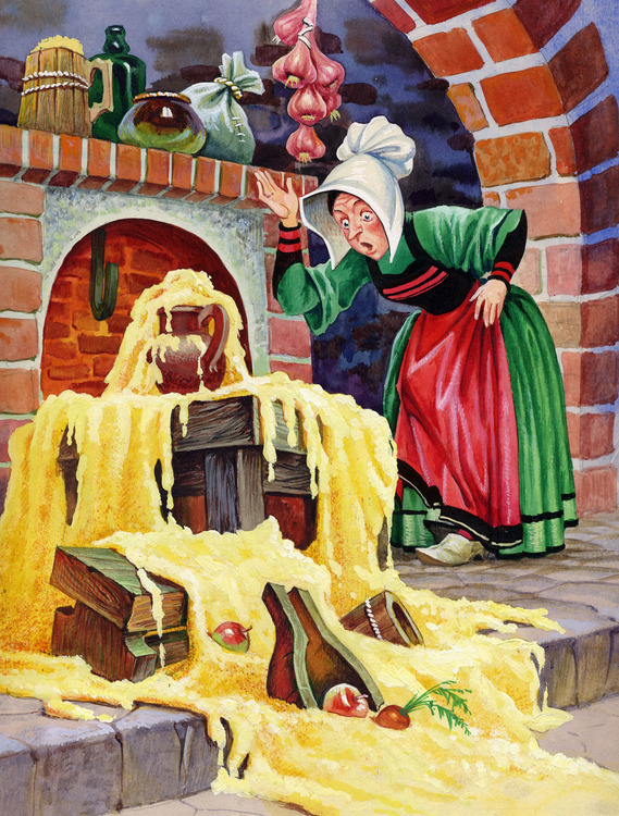 Иллюстрация "Горшок каши"