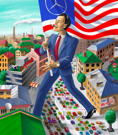 Иллюстрация для журнала GQ