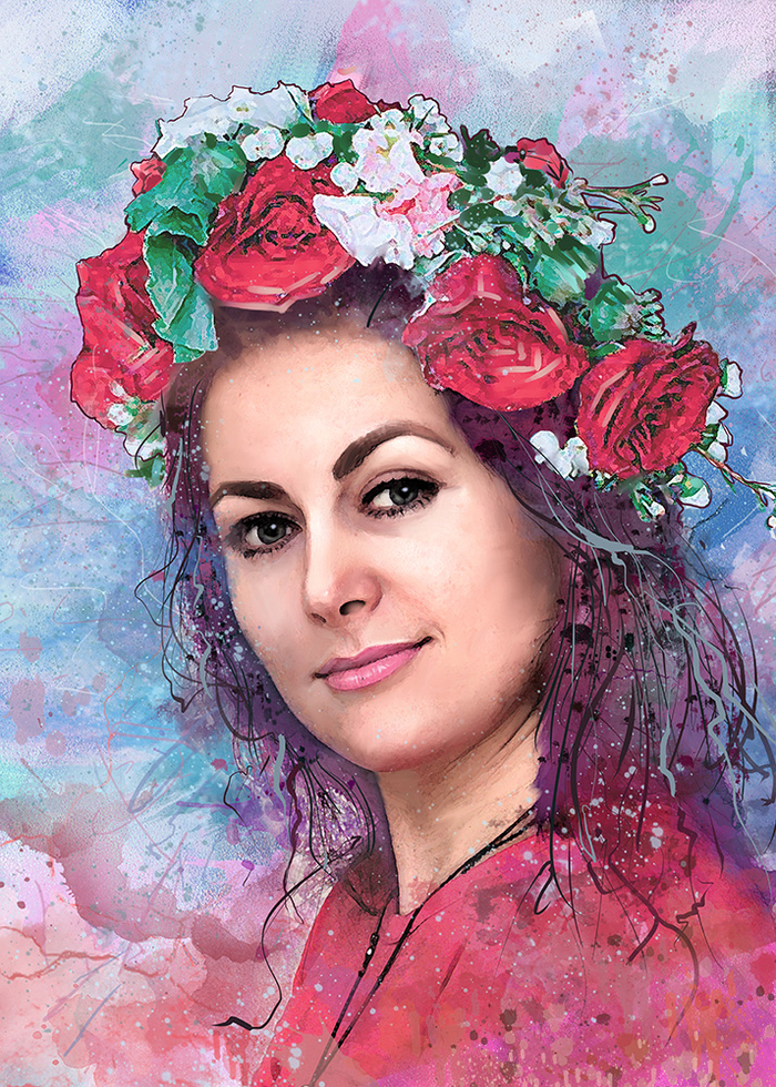 Девушка в стиле гранж