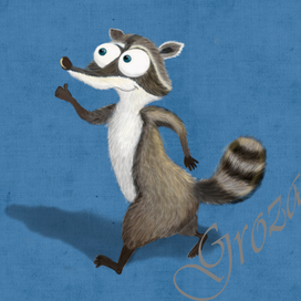 Персонаж енот