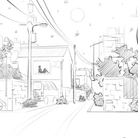 Иллюстрация по мультсериалу Киберпанк