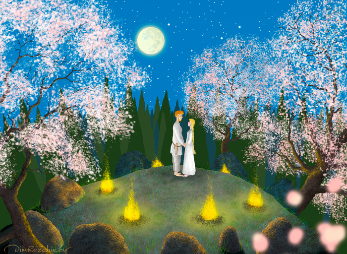 Вишневый цвет