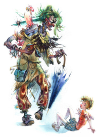 Илл. к кн. Ю.Володина "Приключения Юры Шилина в стране грубиянов", 1998