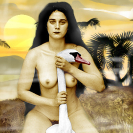 Одна из первых работ в Фотошоп