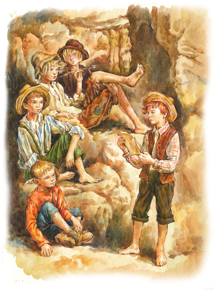 Страшная клятва. Приключения Гекльберри Финна, Марк Твен.