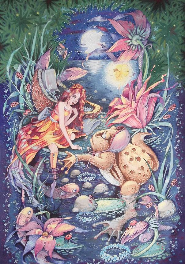 Иллюстрация к сказке "Дюймовочка" Ганса Христиана Андерсена