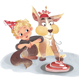 День рождения мохнатого друга