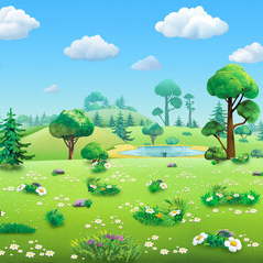 Панорама для смешариков( игры в дополненной реальности)