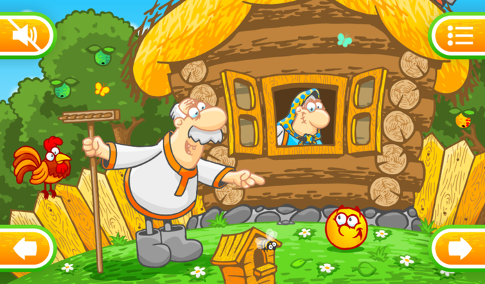 Интерактивная сказка Колобок на Андроид