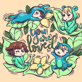 Дети и цветы