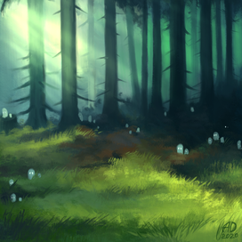 Таинственный лес 