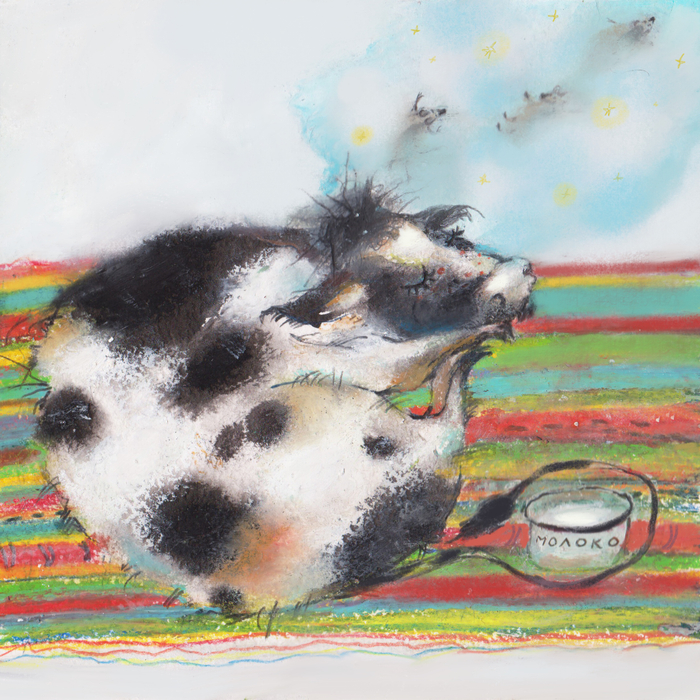 Буренка по прозвищу Мурка