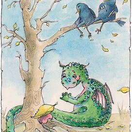 к детским мини-сказкам про дракончика Сеню