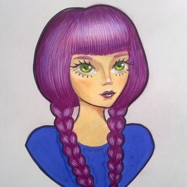 С косичками