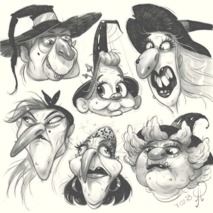 Дизайн персонажей: ведьмы