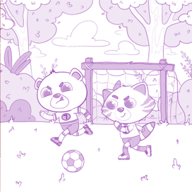 Разработка иллюстрации для детской книги