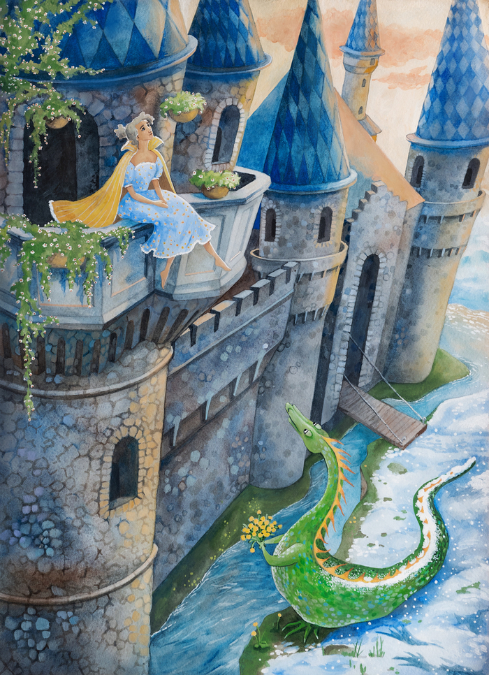 Весенняя принцесса и зимний дракоша