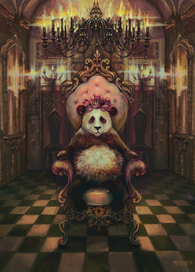 Обложка для журнала "On-Line". Королевский панд!