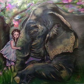 Девочка и слон 