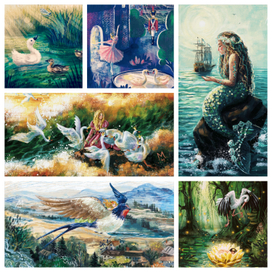 Серия открыток "Сказки Г.Х.Андерсена"