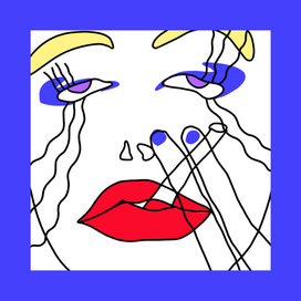 Дама думает