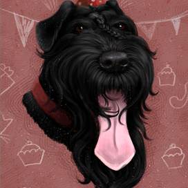 открытка набросок