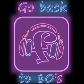 Неоновая Иконка Facebook