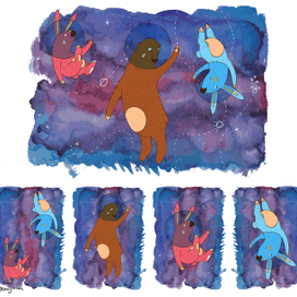 Зверята в космосе