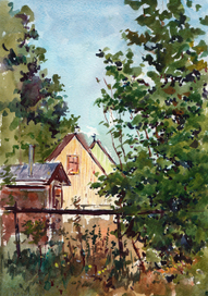 Летом на даче