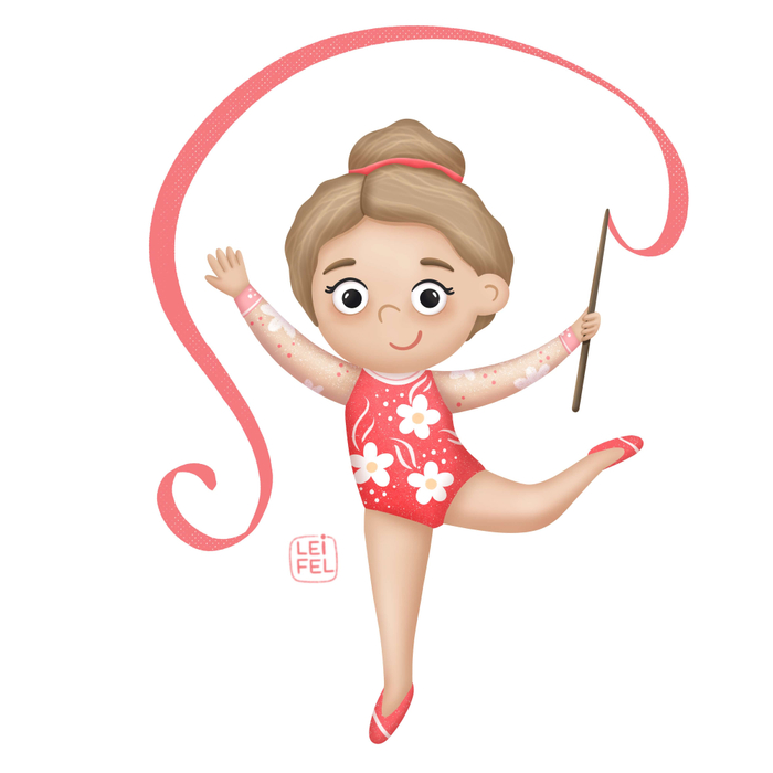 Логотип для художественной гимнастики