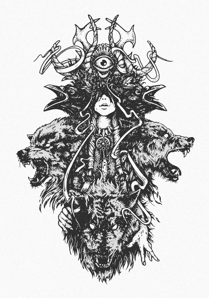 Шаманка и духи природы