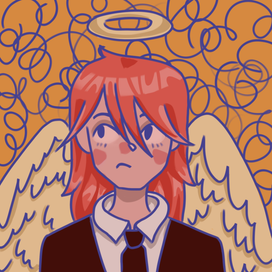 чибик ангела из манги человек бензопила