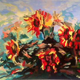 Подсолнухи