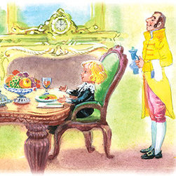 Обед маленького лорда с графом Доринкортом