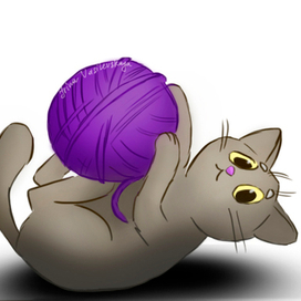 Киса и клубок