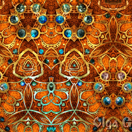 Орнамент с камнями