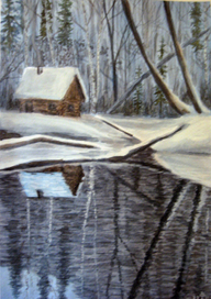 зимний домик