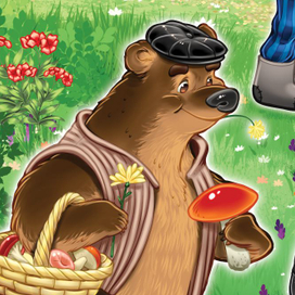 Набор магнитов Колобок