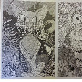 зен-дудлс-кошка