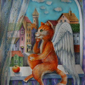 Кошачий ангел.