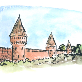 Смоленск: крепостная стена