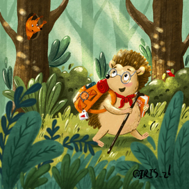 Ёжик-путешественник