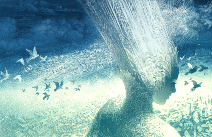 Обложка к сказке Г. Х. Андерсена Снежная Королева